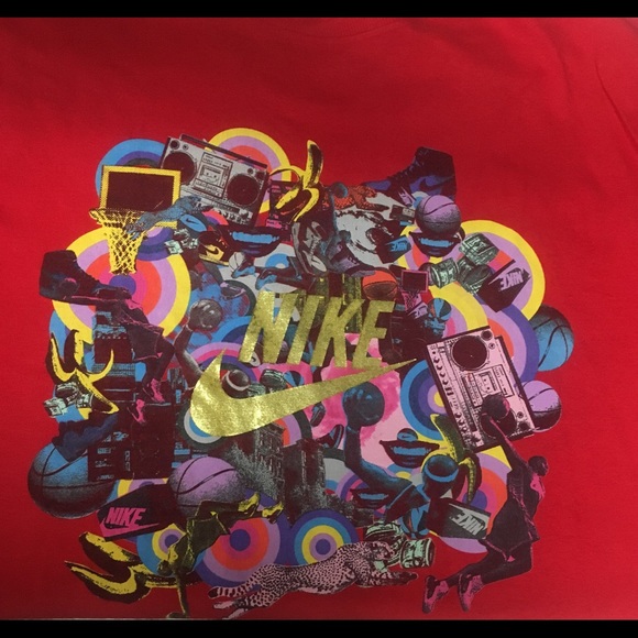 Nike Other - Medium Nike Front Print Red t-shirt